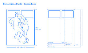 Queen Size Bed Dimensions Drawings Dimensions Guide