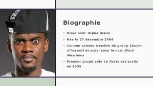 French Music Powerpoint (Black M)