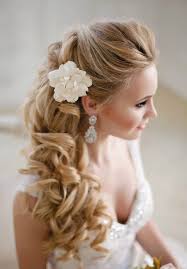 The overall look is messy and careless. Side Swept Wedding Hairstyles To Inspire
