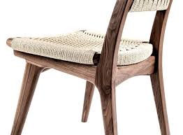 Woven Danish Cord Chair Hardwood Custom Mid Century Modern Style Dining In 2020 Modern Dining Side Chairs Dining Room Chairs Modern Chair