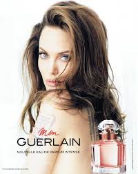 PUBLICITÉ ADVERTISING 120 2019 Guerlain eau de parfum "Mon " & Angelina  Jolie EUR 3,50