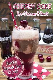 Cherry Coke Ice Cream Float A Fruity Twist On The Classic Coke Float Glitter N Spice Recipe Ice Cream Floats Cherry Ice Cream Float Recipes