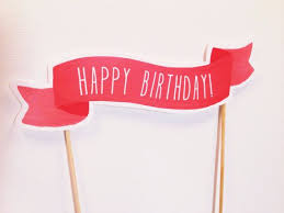 Choose from contactless same day delivery, drive up and more. Happy Birthday Banner Cake Topper Novocom Top