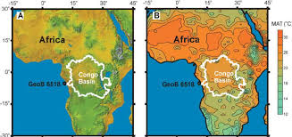 The congo river (also known as zaire river) is the largest river in africa. Overview Maps Of Africa The Position Of Core Geob 6518 Recovered Download Scientific Diagram