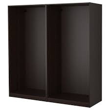Pax 2 Wardrobe Frames Black Brown 78 5 8x22 7 8x93 1 8 Ikea In 2020 Ikea Pax Ikea Updating House