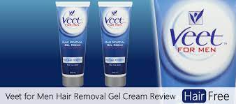 The hair is then easily removed under the shower with a sponge or washcloth; Veet For Men Hair Removal Gel Cream Review