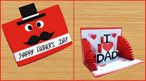 Learn how to make your own diy pop up card for any occasion with these simple instructions, free template, and video lesson. Father S Day Pop Up Card Making Easy And Beautiful Card For Father S Day Diy I Love You Card Youtube