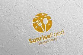 Sunrise Food Logo For Restaurant 57 In 2021 Logo Restaurant Logo Food Restaurant