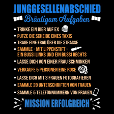 JGA Aufgaben Bräutigam Junggesellen Checkliste' Männer T-Shirt | Spreadshirt