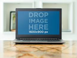 Placeit Asus Zenbook Laptop Mockup Template At Corporate Office Mockup Template Online Marketing Tools Templates
