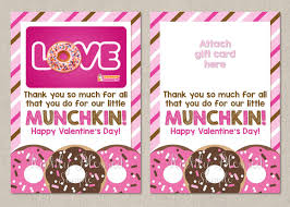 Instant Download Dunkin Donuts Inspired Valentine S Day Etsy In 2020 Valentines Gift Card Printable Gift Cards Gift Card Holder Diy