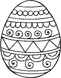 Imprimir Huevos De Pascua Para Colorear