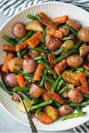 I saw this at a party one year and i thought it was so cute i had to try it. Roasted Vegetables With Garlic And Herbs Recipe Tasty Vegetarian Recipes Cooking Herbs Vegetarian Recipes Healthy
