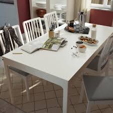 Ekedalen Extendable Table White 707 8 941 2x353 8 180 240x90 Cm Ikea In 2021 Dining Table Small Space White Kitchen Table Dining Table