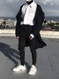 We admit this kind of chill aesthetic outfits graphic could possibly be the most trending topic when we allocation it in google plus or facebook. Black Turtleneck With White And Black Shirt Chill Weather Outfits For Men In Their 20s 3 Ideas Outfits Lookastic
