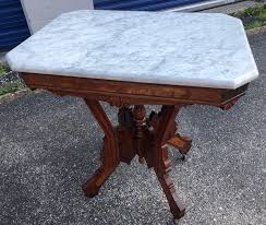 Chinese marbel topped tea or coffee table using vintage carved giltwood panels. Antique Victorian Marble Top Walnut Parlor Table 30h Etsy In 2021 Parlor Table Marble Top Coffee Table Dining Table Marble