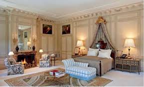 سرير لغرفة النوم على الطراز الإنجليزي الداخلية في النمط الإنجليزي الصورة والوصف والميزات