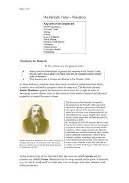 Indeed, it is the most successful scheme to describe the organization of chemical elements and, after the periodic law and the periodic table of chemical elements, proposed by d i mendeleev about 140 years ago, played a decisive role in the discovery of. The Periodic Table Periodicity