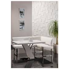 linden white 2 piece right corner nook