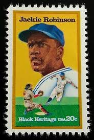 JACKIE ROBINSON ~ 1982 20c Cent Black Heritage Collector Stamp ...