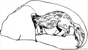 The free coloring sheets can be used by educators or simply by children who love bears. Olf In The Cave Coloring Page Coloring Page For Kids Free Wolf Printable Coloring Pages Online For Kids Coloringpages101 Com Coloring Pages For Kids