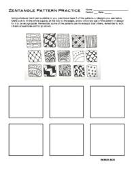 Check spelling or type a new query. Zentangle Patterns Worksheets Teaching Resources Tpt