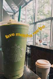 Starbucks Green Tea Frap Recipe Iced Starbucks Drinks Starbucks Green Tea Matcha Almond Milk