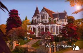 .an old victorian house, the owner turned to the architects and designers from techne studio in between the victorian architecture and an interior with contemporary design and also to highlight the. Victorian Autumn House By Ruby Red At Ruby S Home Design The Sims 4 Catalog