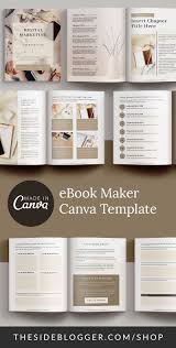 Workbook Canva Templates Mink The Side Blogger In 2020 Workbook Design Workbook Template Workbook