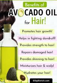 Blend pulp of 1 ripe avocado, ½ cup oatmeal and ¾ cup milk. Avocado Oil For Hair 10 Reasons You Should Use Avocado Oil