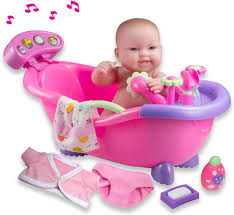 98.6 degrees f is just perfect and feels great. Amazon Com Jc Toys Lots To Love Babies Doll Real Working Bathtub With Electronic Bath Sounds All Vinyl Water Friendly 14 Inch Posable Doll 2 Designed By Berenguer Boutique Pink Everything Else
