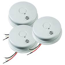 Kidde hardwire combination smoke/carbon monoxide detector alarm. Kidde 10 Year Worry Free Hardwired Smoke Detector With Ionization Sensor And Battery Backup 3 Pack 21029878 3 The Home Depot
