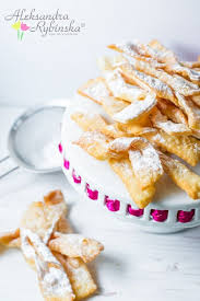 Przepisy Aleksandry Chrusty Faworki Chrusciki Food Dessert Recipes Food Dishes