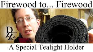 Fire-Wood Tealight Holder : 8 Steps (with Pictures)