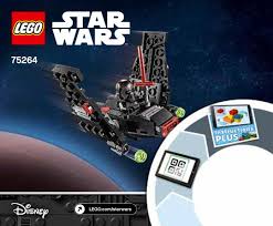 Building Instructions Lego 75264 Kylo Ren S Shuttle Microfighter Lego Lego Star Wars Star Wars Kylo Ren