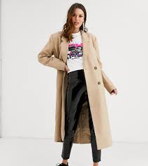 Missguided black clothing tall for women. Urbancode Fenella Double Breasted Faux Fur Longline Coat In Frosty White Urbancode At