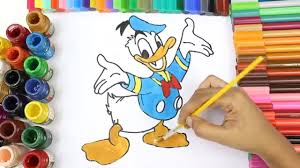 Donald duck coloring pages for kids. Donald Duck Colouring Pages How To Color Donald Duck Disney Colouring Pages Colouring For Kids Youtube