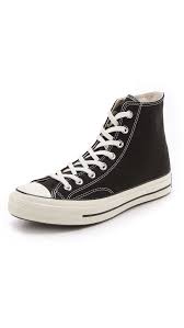 Black And White Chucks Mens Converse High Top Sneakers Chuck Taylors Black High Top Sneakers