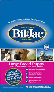 I was planning to give it to the puppies that were born but i seen that its a 1 star rating food. Bil Jac Large Breed Puppy Chicken Recipe Dry Dog Food 30 Lb Bag Chewy Com