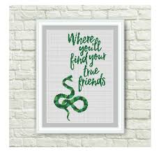 Bogo Free Slytherin Cross Stitch Pattern Hogwarts Cross Stitch Chart Harry Potter Tv Show Counted Cross Stitch Pdf Instant Download S098