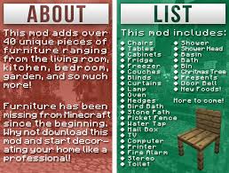 Online interactions not rated by the esrb. Mrcrayfish S Furniture Mod V4 1 The Outdoor Update Updated 9 1 2017 Minecraft Mods Mapping And Modding Java Edition Minecraft Forum Minecraft Forum