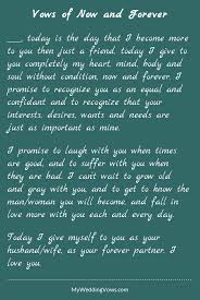 Vows Of Now And Forever Best Wedding Vows Love Vows Wedding Vows Quotes
