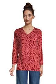 Browse haband's online shopping catalog for quality women's and men's clothing, comfortable shoes, and discounted home items, all at affordable prices from brands you know and love. Women S Jersey Knit V Neck Top Lands End