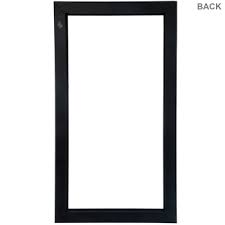 With a simple yet stylish matted design and easel back stand, this picture frame complements any setting. Matte Black Wood Open Frame 12 X 24 Hobby Lobby 38536