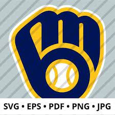 Milwaukee Brewers Logo Layered Svg Mil Brewers Mlb Logo Perfect For Diy Crafts Digital Download Includes Svg Eps Pdf Mlb Logos Nfl Memes Milwaukee Brewers