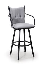 2 bar stools make you feel like having fun in a bar. Buy Trica S Arthur Swivel Kitchen Counter Bar Stool W Arms