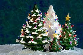 They are each 3.75 inches tall and look just like the real thing, complete with lightbulbs and a star on top. Where To Find A Ceramic Christmas Tree The New York Times