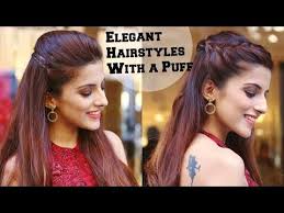 This stunning hair color and pretty hairstyle should be the envy of everyone's eye. Youtube Elegant Hairstyles Hair Styles Indian Wedding Hairstyles