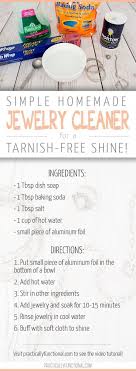 The Best Diy Jewelry Cleaner Clean Your Tarnished Jewelry Quickly And Easily At Home With This With Images Homemade Jewelry Cleaner Jewelry Cleaner Diy Jewelry Cleaner