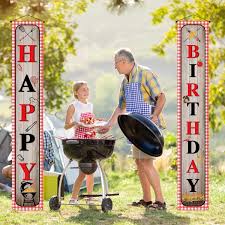 Outdoor bbq birthday party ideas for adults. Amazon Com Bbq Birthday Party Decoration For Boy Picnic Happy Birthday Banner Red And White Checkered Banner Bbq Party Decoration Outdoor Indoor Home Kitchen